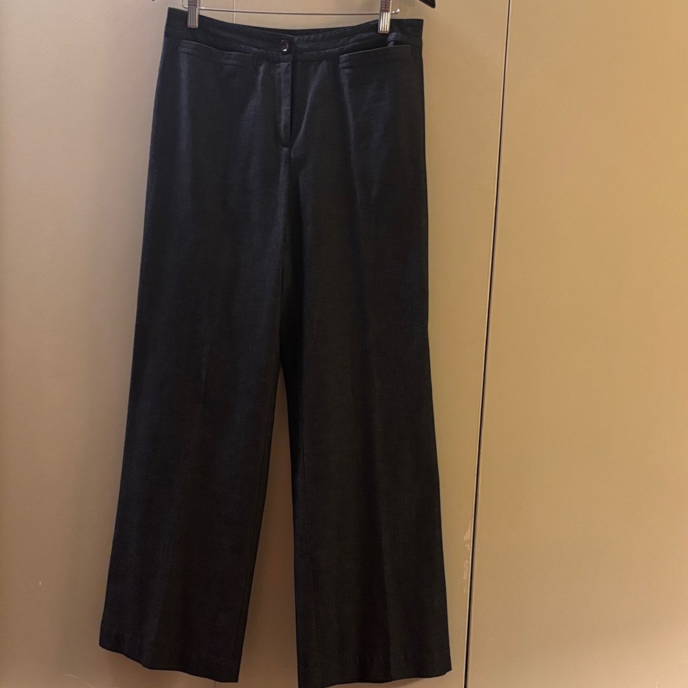 J. Jill Dark Stretch Linen Blend Dress Jeans Size 10